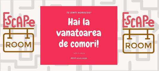 Doza de marketing | Escape Room | invitatie