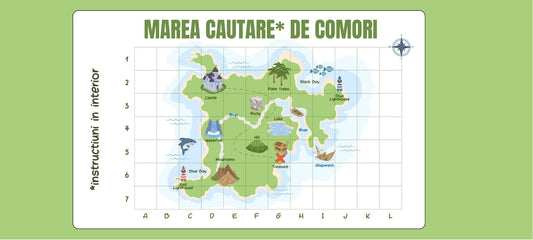 Doza de marketing | Cautarea de comori | invitatie