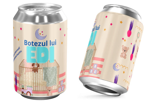 Doza de botez | ursulet | invitatie + marturie