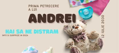 Doza de botez | plus | invitatie + marturie