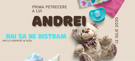 Doza de botez | plus | invitatie + marturie