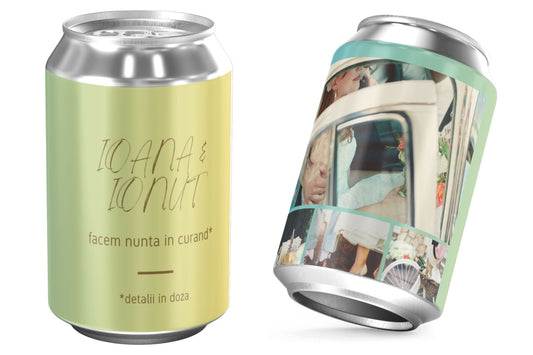 Doza de nunta | retro | invitatie + marturie