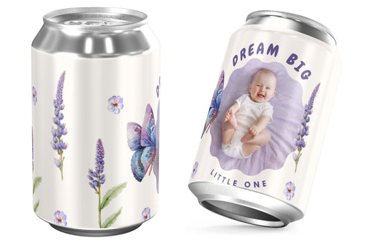 Doza de botez | lavanda | invitatie + marturie