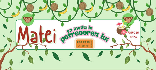 Doza de aniversare | Zoo | invitatie