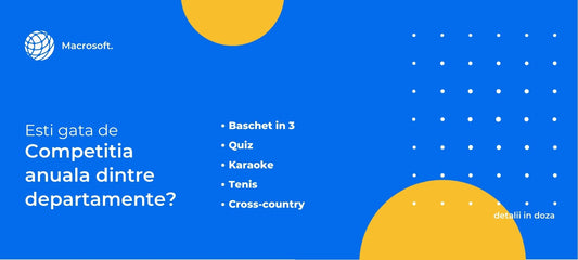 Doza de marketing | team sport building | invitatie