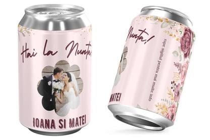 Doza de nunta | bujori roz | invitatie + marturie